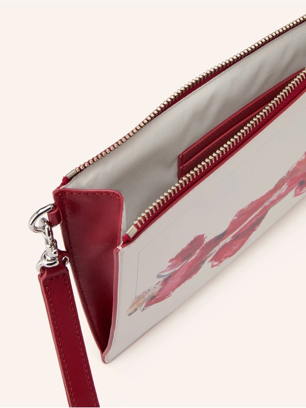 Marc Jacobs Pouch THE RUNWAY ILLUSTRATION WRISTLET - Picture 5 of 8
